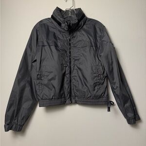 Forever 21 Windbreaker Gray Cropped Jacket